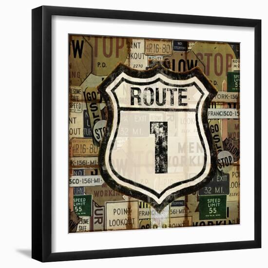 Route 1-null-Framed Giclee Print