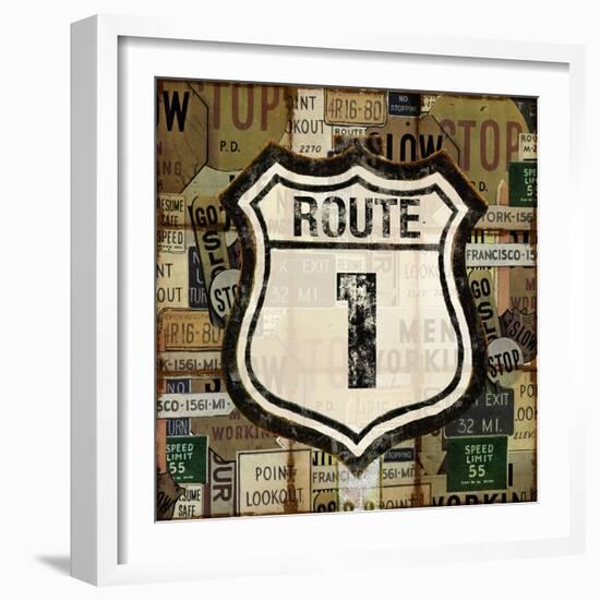 Route 1-null-Framed Giclee Print