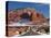 Route 24 in Winter, Capitol Reef National Park, Torrey, Utah, USA-Walter Bibikow-Stretched Canvas