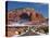 Route 24 in Winter, Capitol Reef National Park, Torrey, Utah, USA-Walter Bibikow-Stretched Canvas