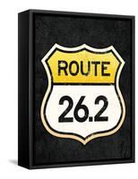 Route 26.2 Marathon Sports Poster-null-Framed Stretched Canvas