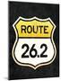 Route 26.2 Marathon Sports Poster-null-Mounted Poster