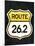 Route 26.2 Marathon Sports Poster-null-Mounted Poster