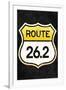 Route 26.2 Marathon Sports-null-Framed Art Print