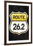 Route 26.2 Marathon Sports-null-Framed Art Print