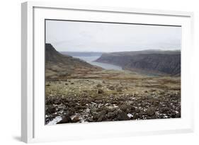 Route 60, View on Geirpjofsfjšrdur, Westfjords, West Iceland-Julia Wellner-Framed Photographic Print