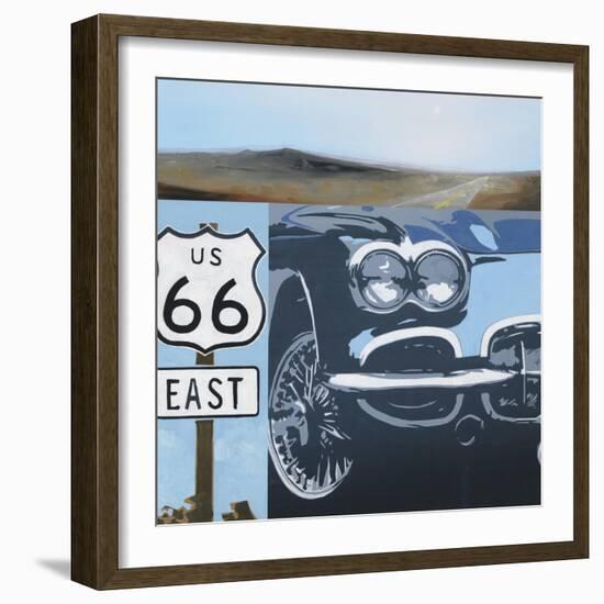 Route 66-A-Kc Haxton-Framed Art Print