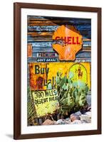 Route 66 - advertising - Arizona - United States-Philippe Hugonnard-Framed Photographic Print