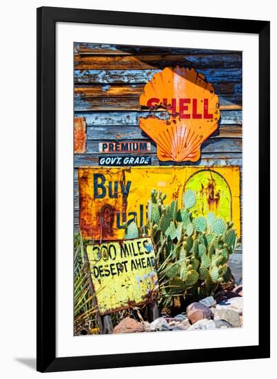 Route 66 - advertising - Arizona - United States-Philippe Hugonnard-Framed Photographic Print