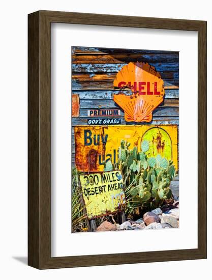 Route 66 - advertising - Arizona - United States-Philippe Hugonnard-Framed Photographic Print