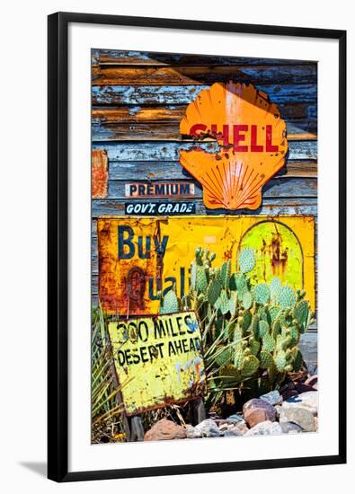 Route 66 - advertising - Arizona - United States-Philippe Hugonnard-Framed Premium Photographic Print