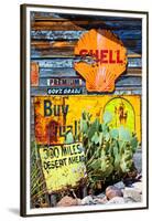 Route 66 - advertising - Arizona - United States-Philippe Hugonnard-Framed Premium Photographic Print