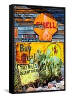 Route 66 - advertising - Arizona - United States-Philippe Hugonnard-Framed Stretched Canvas