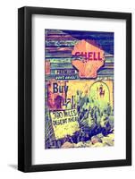 Route 66 - advertising - Arizona - United States-Philippe Hugonnard-Framed Photographic Print