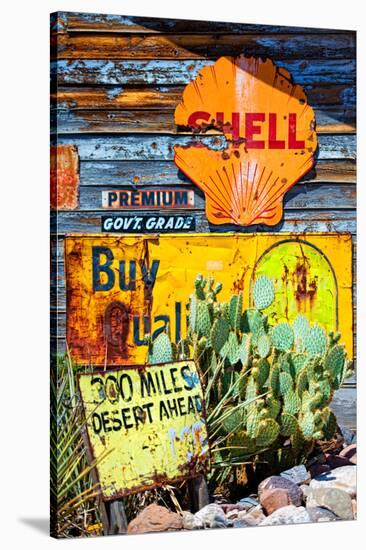 Route 66 - advertising - Arizona - United States-Philippe Hugonnard-Stretched Canvas