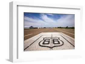 Route 66 at Tucumcari in New Mexico-Paul Souders-Framed Photographic Print