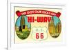 Route 66 Decal-null-Framed Premium Giclee Print