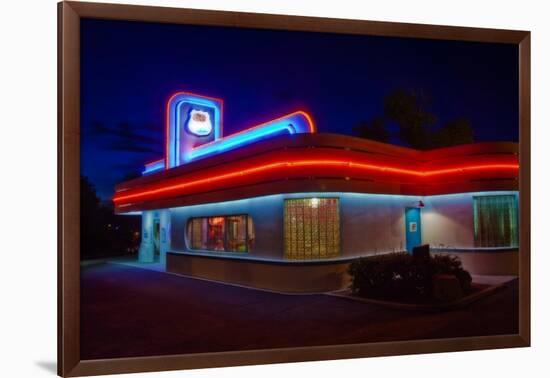 Route 66 Diner Albuquerque New Mexico-George Oze-Framed Photographic Print