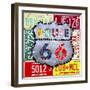 Route 66 Edition 3-Design Turnpike-Framed Giclee Print