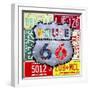 Route 66 Edition 3-Design Turnpike-Framed Giclee Print