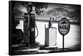 Route 66 - Gas Station - Arizona - United States-Philippe Hugonnard-Framed Stretched Canvas