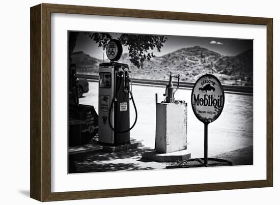 Route 66 - Gas Station - Arizona - United States-Philippe Hugonnard-Framed Photographic Print