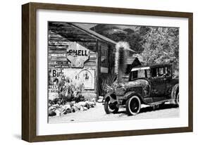 Route 66 - Gas Station - Arizona - United States-Philippe Hugonnard-Framed Photographic Print