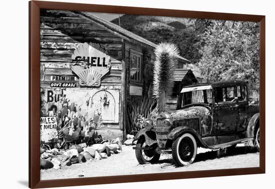 Route 66 - Gas Station - Arizona - United States-Philippe Hugonnard-Framed Photographic Print