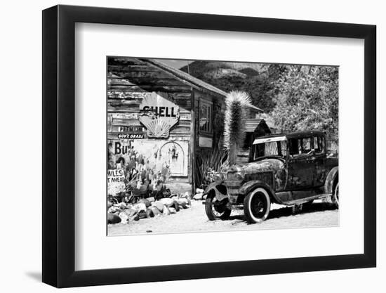 Route 66 - Gas Station - Arizona - United States-Philippe Hugonnard-Framed Photographic Print