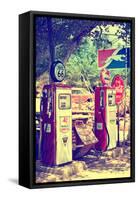 Route 66 - Gas Station - Arizona - United States-Philippe Hugonnard-Framed Stretched Canvas