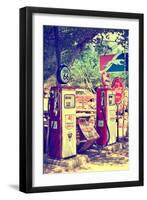 Route 66 - Gas Station - Arizona - United States-Philippe Hugonnard-Framed Premium Photographic Print