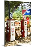 Route 66 - Gas Station - Arizona - United States-Philippe Hugonnard-Mounted Premium Photographic Print