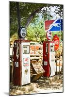 Route 66 - Gas Station - Arizona - United States-Philippe Hugonnard-Mounted Photographic Print