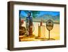 Route 66 - Gas Station - Arizona - United States-Philippe Hugonnard-Framed Photographic Print