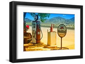 Route 66 - Gas Station - Arizona - United States-Philippe Hugonnard-Framed Photographic Print