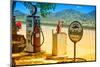 Route 66 - Gas Station - Arizona - United States-Philippe Hugonnard-Mounted Photographic Print