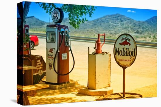 Route 66 - Gas Station - Arizona - United States-Philippe Hugonnard-Stretched Canvas