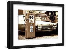 Route 66 - Gas Station - Arizona - United States-Philippe Hugonnard-Framed Premium Photographic Print