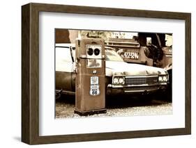 Route 66 - Gas Station - Arizona - United States-Philippe Hugonnard-Framed Photographic Print