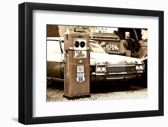 Route 66 - Gas Station - Arizona - United States-Philippe Hugonnard-Framed Photographic Print