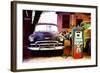 Route 66 - Gas Station - Arizona - United States-Philippe Hugonnard-Framed Photographic Print