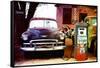 Route 66 - Gas Station - Arizona - United States-Philippe Hugonnard-Framed Stretched Canvas