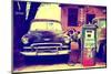 Route 66 - Gas Station - Arizona - United States-Philippe Hugonnard-Mounted Premium Photographic Print