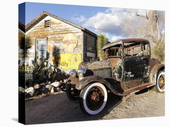 Route 66, Hackberry, Arizona, USA-Julian McRoberts-Stretched Canvas