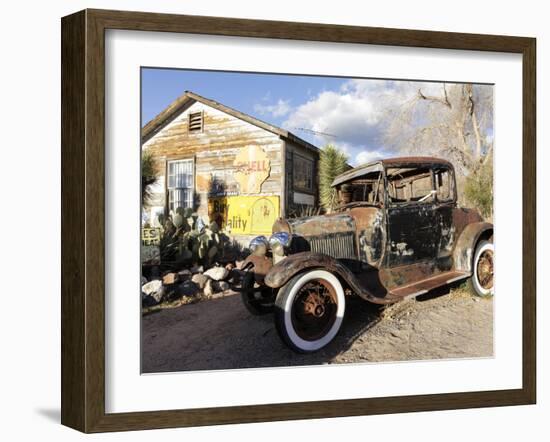 Route 66, Hackberry, Arizona, USA-Julian McRoberts-Framed Premium Photographic Print