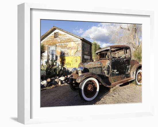 Route 66, Hackberry, Arizona, USA-Julian McRoberts-Framed Premium Photographic Print