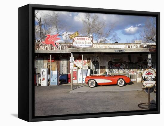 Route 66, Hackberry, Arizona, USA-Julian McRoberts-Framed Stretched Canvas