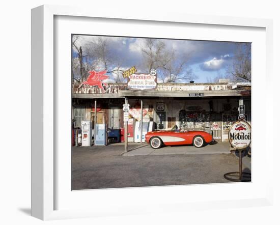 Route 66, Hackberry, Arizona, USA-Julian McRoberts-Framed Premium Photographic Print