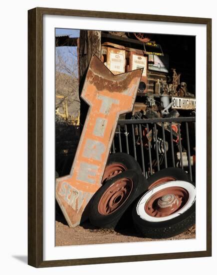 Route 66, Hackberry, Arizona, USA-Julian McRoberts-Framed Premium Photographic Print