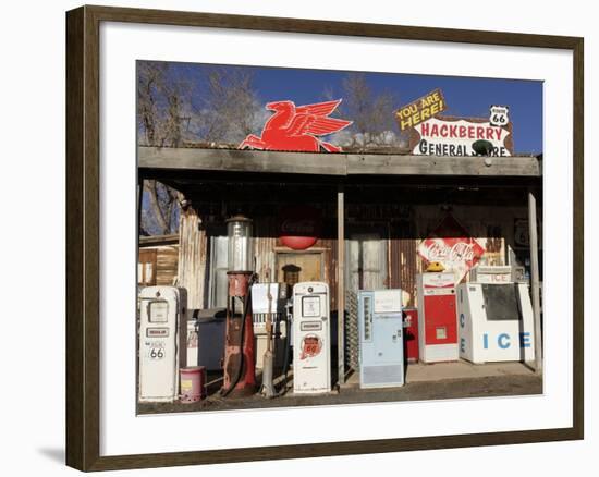 Route 66, Hackberry, Arizona, USA-Julian McRoberts-Framed Photographic Print